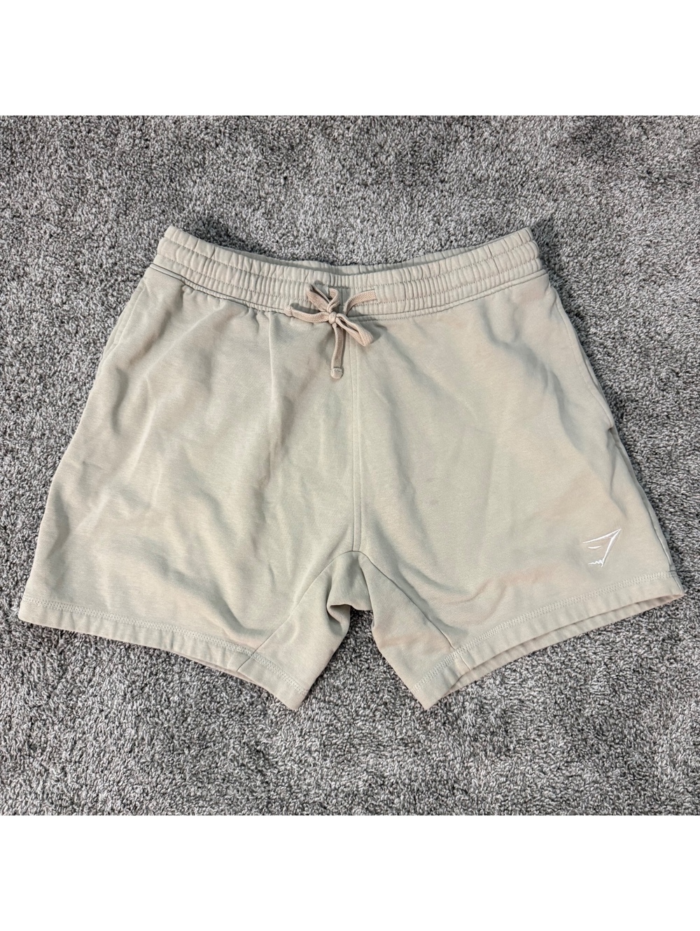 Gymshark Men's Beige Athletic Shorts Size L